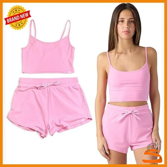 Soft Modal Blend Cami & Shorts Sleep Set, Medium, Lounge Pajamas - Picture 1 of 7